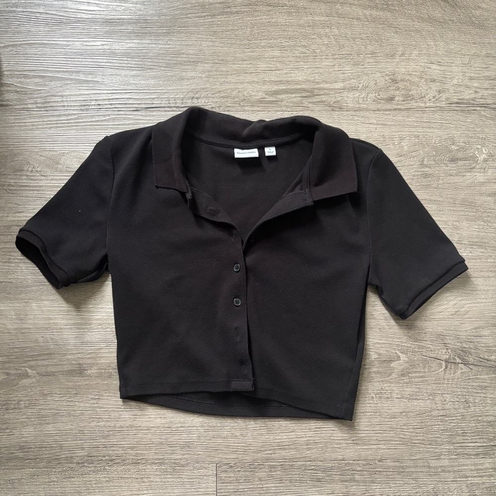 Sunday Best | knit button up baby tee